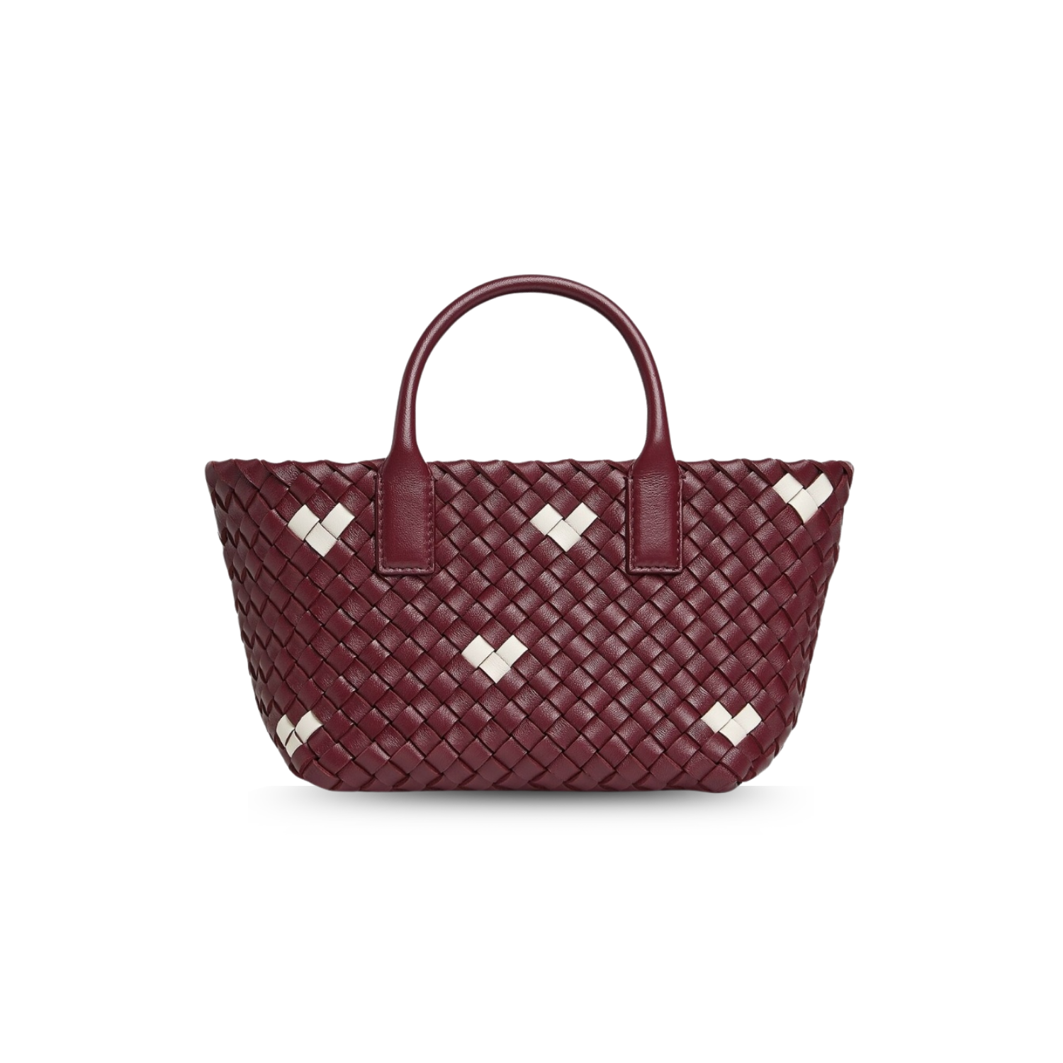 Bottega-Veneta-Mini-Cabat-Top-Handle-Bag-7.9in-20cm-Barolo-White-For-Women-Gold-Hardware-818017V52B12352.png Bottega Veneta Mini Cabat Top Handle Bag 7.9in/ 20cm Barolo/ White For Women Gold Hardware 818017V52B12352 - Image 1