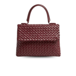 Bottega Veneta Patti Top Handle Bag 10.2in/ 26cm Cherry Gold Hardware For Women 776783V3RG16413