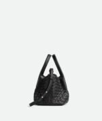 Bottega Veneta Pinacoteca Small Top Handle Bag 9.4in/ 24cm Black Gold Hardware For Women 819004V5AG11206 - Image 4