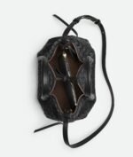 Bottega Veneta Pinacoteca Small Top Handle Bag 9.4in/ 24cm Black Gold Hardware For Women 819004V5AG11206 - Image 2