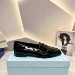 Prada Patent Loafers Black For Women - Image 8