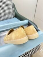 Prada Brushed Loafers Beige For Women - Image 5