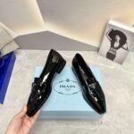 Prada Patent Loafers Black For Women - Image 5