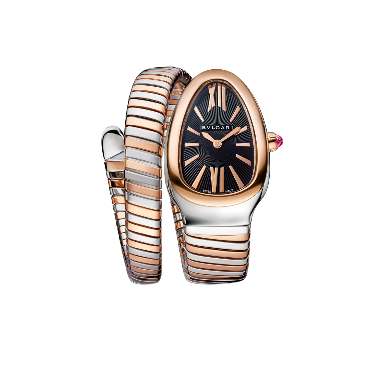 Bvlgari-Serpenti-Tubogas-Watch-35mm-Black-Dial-Rose-Gold-And-Silver-Toned-For-Women-102123-1.png Bvlgari Serpenti Tubogas Watch 35mm Black Dial Rose Gold And Silver Toned For Women 102123 - Image 1