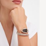 Bvlgari Serpenti Tubogas Watch 35mm Black Dial Rose Gold And Silver Toned For Women 102123 - Image 2