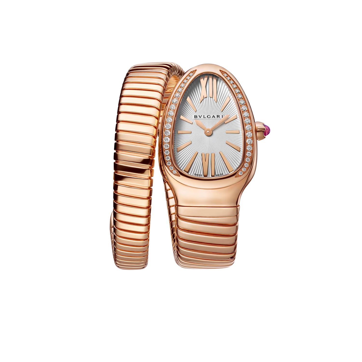 Bvlgari-Serpenti-Tubogas-Watch-35mm-White-Dial-Rose-Gold-Toned-For-Women-103003-1.png Bvlgari Serpenti Tubogas Watch 35mm White Dial Rose Gold Toned For Women 103003 - Image 1