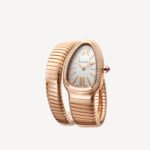 Bvlgari Serpenti Tubogas Watch 35mm White Dial Rose Gold Toned For Women 103003 - Image 3