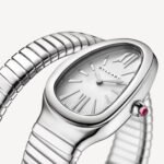 Bvlgari Serpenti Tubogas Watch 35mm White Dial Silver Toned For Women 101817 - Image 4