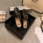 Gucci Women's Princetown Slipper Black For Women GG 629084 CQXM0 1060 - Image 2