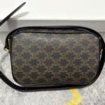Celine Medium Messenger Bag Black For Men 9.1in/23cm 194502CIM.38OG - Image 4
