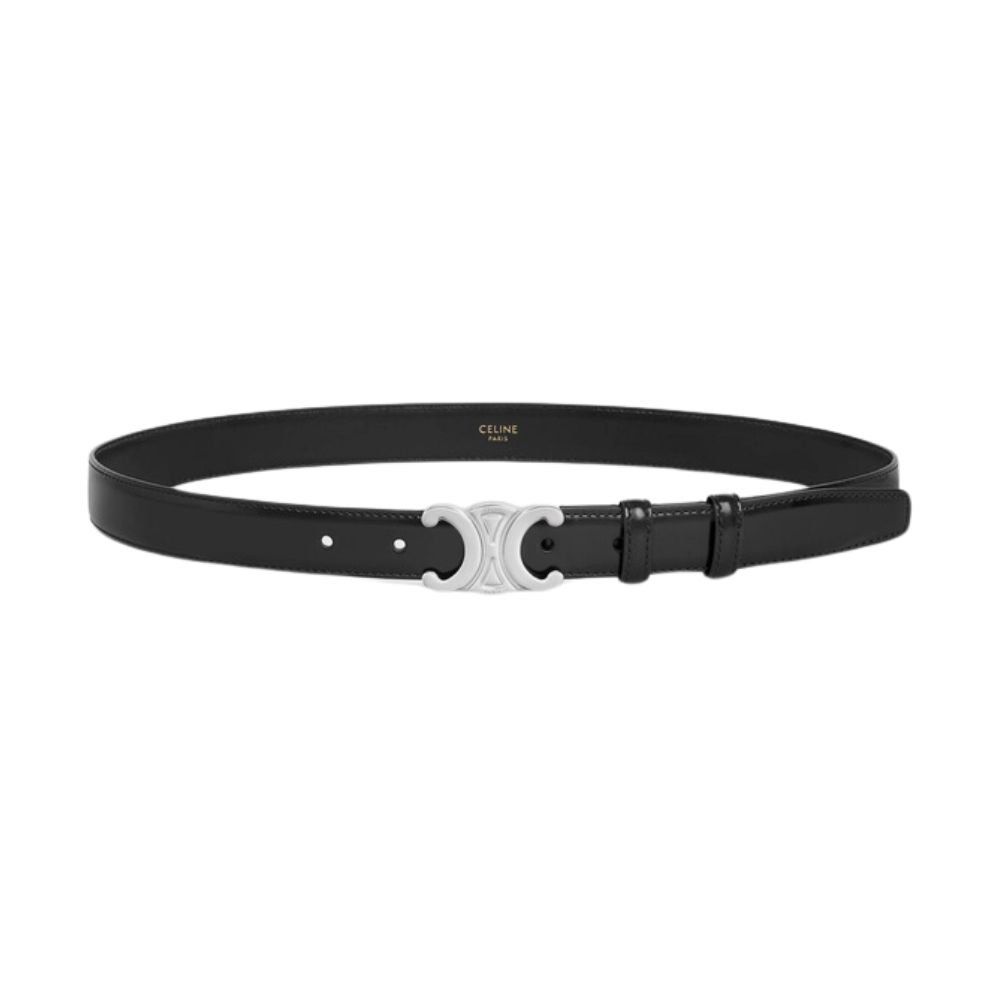 xr:d:DAF4z7b0LQY:76,j:8585401292459180905,t:24010504 Celine Medium Triomphe Belt Black For Women- 45AK93A01.38SI - Image 1