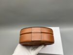 [True-to-ORIGINAL] Celine Oval Minaudiere Cuir Triomphe Brown For Women 6in/11.5cm - 198613DU6.04LU - Image 4