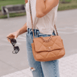 Chanel 19 Crossbody Bag 10.1in/ 26cm Dark Beige Gold Hardware For Women AS1160 B04852 NZG77 - Image 2