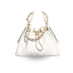 Chanel 25 Small Shoulder Bag 10.2in/ 26cm White Gold Hardware For Women AS5293 B20304 10601