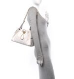 Chanel 25 Small Shoulder Bag 10.2in/ 26cm White Gold Hardware For Women AS5293 B20304 10601 - Image 2