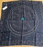 Chanel 25C Coco Square Scarf Black For Women 35.4in/90cm - Image 5