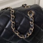 Chanel Airport Crossbody Bag 15in/ 38cm Black Gold Hardware For Women - Image 5