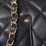 Chanel Airport Crossbody Bag 15in/ 38cm Black Gold Hardware For Women - Image 7