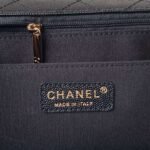Chanel Airport Crossbody Bag 15in/ 38cm Black Gold Hardware For Women - Image 10