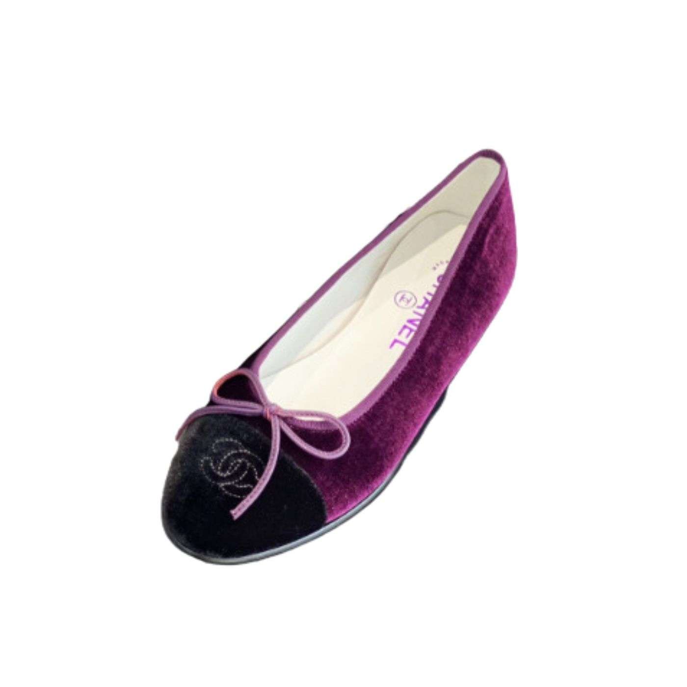 Chanel-Ballet-Flats-1-17.jpg Chanel Ballet Flats Purple For Women - Image 1