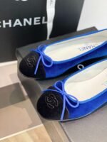 Chanel Ballet Flats Blue For Women - Image 2