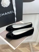 Chanel Ballet Flats Black For Women - Image 2