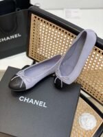 Chanel Ballet Flats Light Purple For Women - Image 6