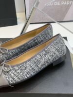 Chanel Ballet Flats Grey For Women - Image 2