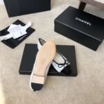 Chanel Ballet Flats White For Women - Image 10
