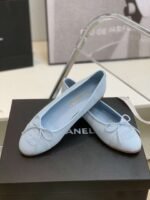 Chanel Ballet Flats Light Blue For Women - Image 9