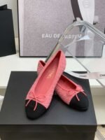 Chanel Ballet Flats Pink For Women - Image 7