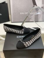 Chanel Ballet Flats White For Women - Image 5