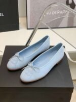 Chanel Ballet Flats Light Blue For Women - Image 7
