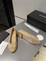 Chanel Ballet Flats Beige For Women - Image 7