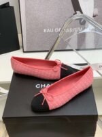 Chanel Ballet Flats Pink For Women - Image 6