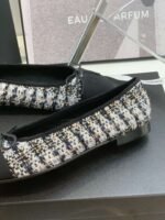 Chanel Ballet Flats White For Women - Image 6