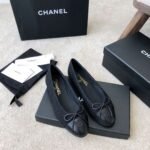 Chanel Ballet Flats Black For Women - Image 6