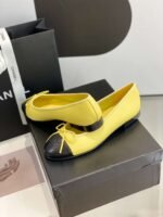 Chanel Ballet Flats Yellow For Women - Image 5