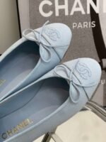 Chanel Ballet Flats Light Blue For Women - Image 5