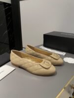 Chanel Ballet Flats Beige For Women - Image 6