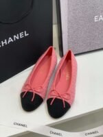 Chanel Ballet Flats Pink For Women - Image 4