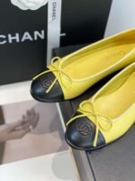 Chanel Ballet Flats Yellow For Women - Image 2