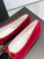 Chanel Ballet Flats Red For Women - Image 2