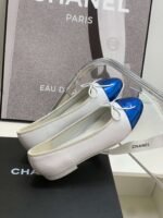 Chanel Ballet Flats White For Women - Image 8