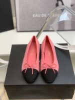 Chanel Ballet Flats Pink For Women - Image 3