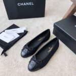 Chanel Ballet Flats Black For Women - Image 3