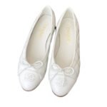 Chanel Ballet Flats White For Women