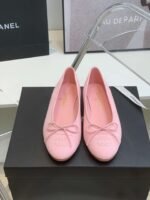 Chanel Ballet Flats Pink For Women - Image 2
