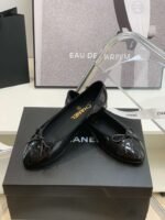 Chanel Ballet Flats Black For Women - Image 2