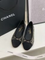 Chanel Ballet Flats Grey For Women - Image 2